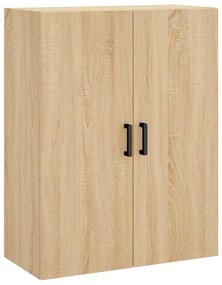 vidaXL Ντουλάπι Sonoma δρυς 69,5 x 34 x 180 εκ. από Επεξεργασμένο Ξύλο