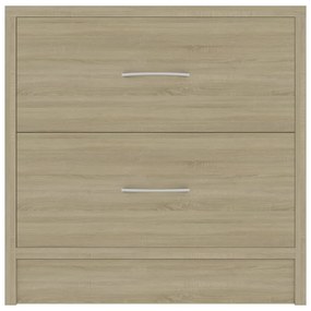vidaXL Κομοδίνο Χρώμα Sonoma Δρυς 40 x 30 x 40 εκ. από Επεξ. Ξύλο