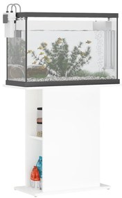 vidaXL Βάση Ενυδρείου Λευκή 75x36x72,5 εκ. από Επεξεργασμένο Ξύλο