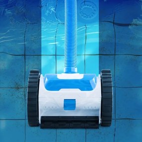 VEVOR Suction Pool Cleaner Vacuum Cleaner 2 Wheels for In/Above-ground Pool