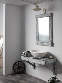 Furnibath Thalia - Καθρέπτης Μπάνιου Χειροποίητος - 60x80