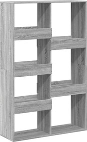 vidaXL Βιβλιοθήκη Γκρι Sonoma 100x33x155,5 εκ. από Επεξεργ. Ξύλο