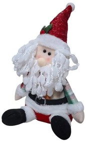 Χριστουγεννιάτικη Λούτρινη Κούκλα Άγιος Βασίλης 45εκ.