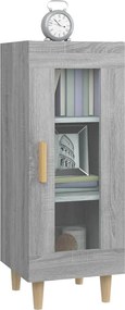 vidaXL Ντουλάπι Γκρι Sonoma 34,5x34x90 εκ. από Επεξεργασμένο Ξύλο