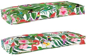 vidaXL Σετ Μαξιλαριών Πάγου 2 pcs Τροπική ζούγκλα 100 x 40 x 8 εκ