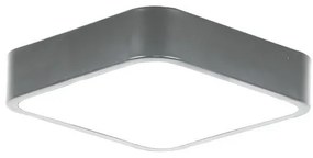 Πλαφονιέρα Φωτιστικό Οροφής LED 21W 3000K IP20 30x30 Epistar Spotlight-3208-Γκρι 3208