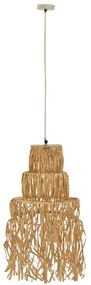 Φωτιστικό Οροφής Nairan 311-000003 Φ30x125cm 1xE27 10W Natural Inart
