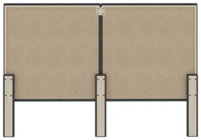 vidaXL Κεφαλάρι Σκούρο Γκρι 180 x 200 εκ. Υφασμάτινο