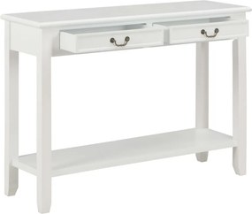 vidaXL Τραπέζι Κονσόλα Λευκό 110 x 35 x 80 εκ. Ξύλινο