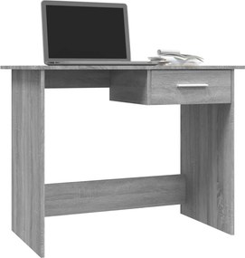 vidaXL Γραφείο Γκρι Sonoma 100x50x76 εκ. από Επεξεργασμένο Ξύλο