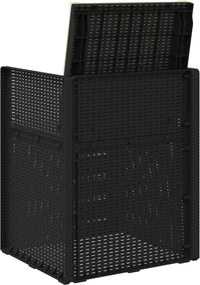 vidaXL Καρέκλες Εστιατορίου Κήπου 2 pcs Ανθρακί και Κρεμ PP
