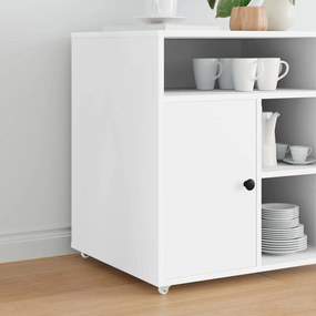 vidaXL Τροχίσκος 12 pcs Λευκό 42 x 11,5 x 29 mm Σίδερο