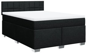 ΚΡΕΒΑΤΙ BOXSPRING ΜΕ ΣΤΡΩΜΑ ΜΑΥΡΟ 140X190 ΕΚ. ΥΦΑΣΜΑΤΙΝΟ 3288185