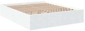 vidaXL Πλαίσιο Κρεβατιού Λευκό 160 x 200 εκ. από Επεξεργασμένο Ξύλο