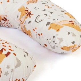 Μαξιλάρι Θηλασμού Dimcol Cute Fox 02 White - Beige