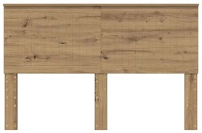 vidaXL Κεφαλάρι με κεφαλάρι Artisan Oak 150 cm Επεξεργασμένο ξύλο