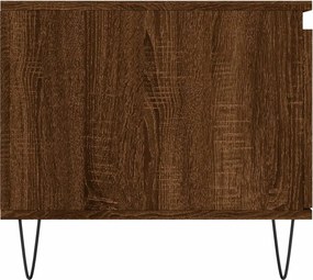 vidaXL Τραπεζάκι Σαλονιού Καφέ Δρυς 100x50x45 εκ. Επεξεργασμ. Ξύλο