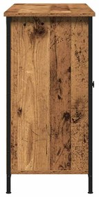 vidaXL Πλαϊνό γραφείο Παλαιό ξύλο 100 x 35 x 70 εκ. Επεξεργασμένο ξύλο