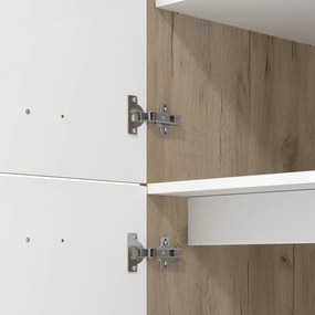 Στήλη κουζίνας DIANA BD 60 Grey Oak - Sand Γυαλιστερό 60x58x216εκ. 60x58x215 εκ.