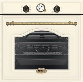 Εντοιχιζόμενος φούρνος Robin RW-105 μπεζ 80lt