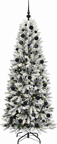 vidaXL Τεχνητό Χριστουγεννιάτικο Δέντρο με 300 LED Λευκό 180 cm