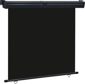 vidaXL Σκίαστρο Βεράντας Πλαϊνό Μαύρο 175 x 250 εκ.