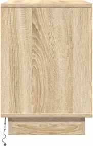 vidaXL Κομοδίνο 2 τμχ. Δρύς Sonoma 50 x 34,5 x 50 εκ.