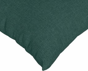 vidaXL Μαξιλάρι Καναπέ 2 pcs Σκούρο Πράσινο 60 x 40 cm ύφασμα
