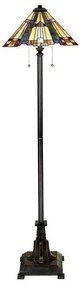 Επιδαπέδιο Φωτιστικό 2xE27 Μπρονζέ  Tiffany  Inglenook QZ-INGLENOOK-FL Elstead Lighting-QZ-INGLENOOK-FL-Μπρονζέ QZ-INGLENOOK-FL