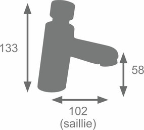 Μονή λαβή βρύση Edouard Rousseau