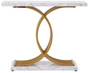 VEVOR Narrow Console Sofa Table Couch Table 39.4 in for Entryway &amp; Living Room