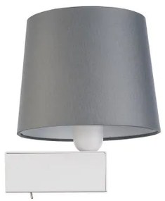 Απλίκα Φωτιστικό Τοίχου E27 10W IP20 Chillin Nowodvorski-8200-Γκρι 8200