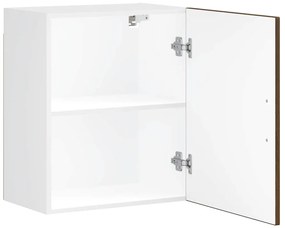 vidaXL ντουλάπι τοίχου κουζίνας "Porto" Καφέ δρυς καπλαμά Ξύλο