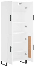 vidaXL Ντουλάπι Λευκό 69,5x34x180 εκ. από Επεξεργασμένο Ξύλο