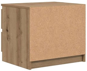vidaXL Κομοδίνο Αρτισιανή Δρυς 50x40x43.5 εκ. από Επεξεργασμένο Ξύλο