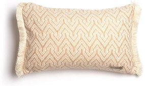 Μαξιλαροθήκη Διακοσμητική Tymfi Trimming Beige-Ecru Aslanis Home 30X50 Βαμβάκι-Chenille