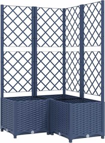 vidaXL Κήπος Μπλε Γκρι 80 x 80 x 136 cm