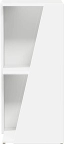 vidaXL Πλευρικό Ράφι Λευκό 33 x 32 x 70,5 εκ Επεξεργασμένο ξύλο