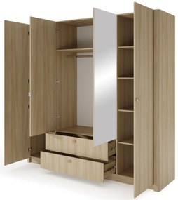 Ντουλάπα Sandra τετράφυλλη