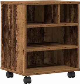 vidaXL Σταντ Εκτυπωτή Παλαιό ξύλο 41 x 32 x 48 εκ. Επεξεργασμένο ξύλο