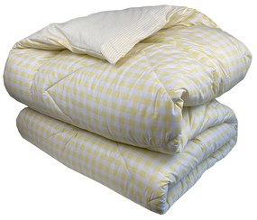 Πάπλωμα Carla Yellow Astron Μονό 160x240cm 100% Cotton