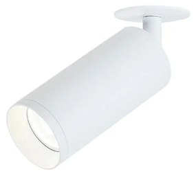 Σποτ Χωνευτό S056 1xGU10 MAX 35W White Στρόγγυλο Aluminium