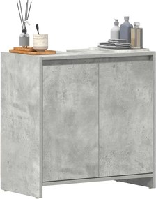 vidaXL Ντουλάπι Νιπτήρα Γκρι του Σκυροδέματος 60x33x61 εκ. Επεξ. Ξύλο