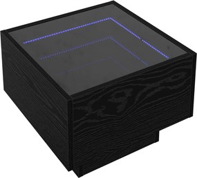 vidaXL Τραπεζάκι σαλονιού Μαύρη δρυς 40 x 40 x 30 cm