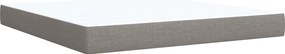 vidaXL Κρεβάτι box spring με στρώμα Taupe 180 x 200 cm Ύφασμα
