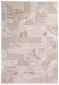 Μοντέρνο Χαλί Mona 422 Beige Blue 140 x 200