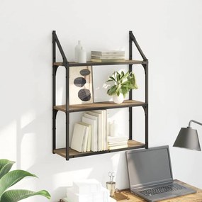 vidaXL Ράφι Τοίχου Artisan Oak 60 x 21 x 78,5 cm Επεξεργασμένο ξύλο