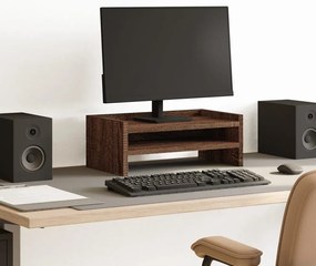 vidaXL Βάση Οθόνης Καφέ Δρυς 42x24x16 εκ. από Επεξεργασμένο Ξύλο