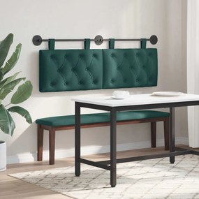 vidaXL Κρεμαστό Κεφαλάρι Σκούρο Πράσινο ύφασμα