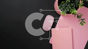 Intra Συλλεκτικό Ξύλινο Παζλ Plywood  4mm - Ροζ Είδη φορητού υπολογιστή, ποντικιού και γραφικής ύλης Σε Ξύλινο Κουτί - Διαστάσεις: 10x10 cm – 25 κομμάτια